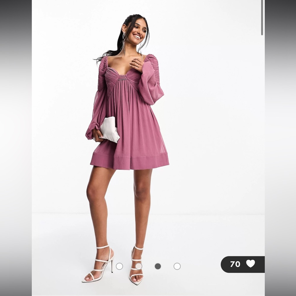 ASOS Pink Mini Dress - Picture 3 of 7